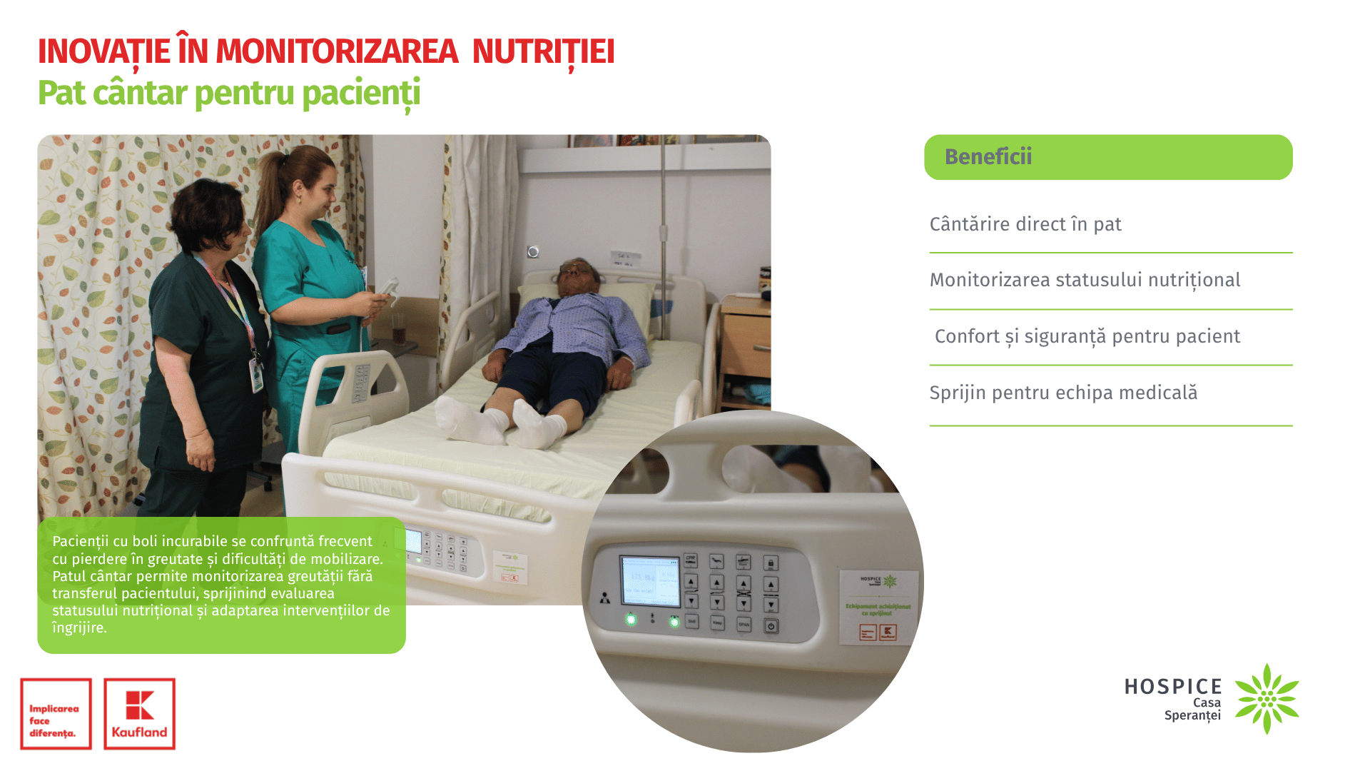 Bucătăria Kaufland - Inovație în nutriția pacienților cu boli incurabile