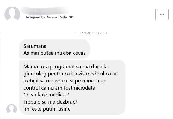 Consiliere online în domeniul educației sexuale pentru adolescenții și tinerii din România