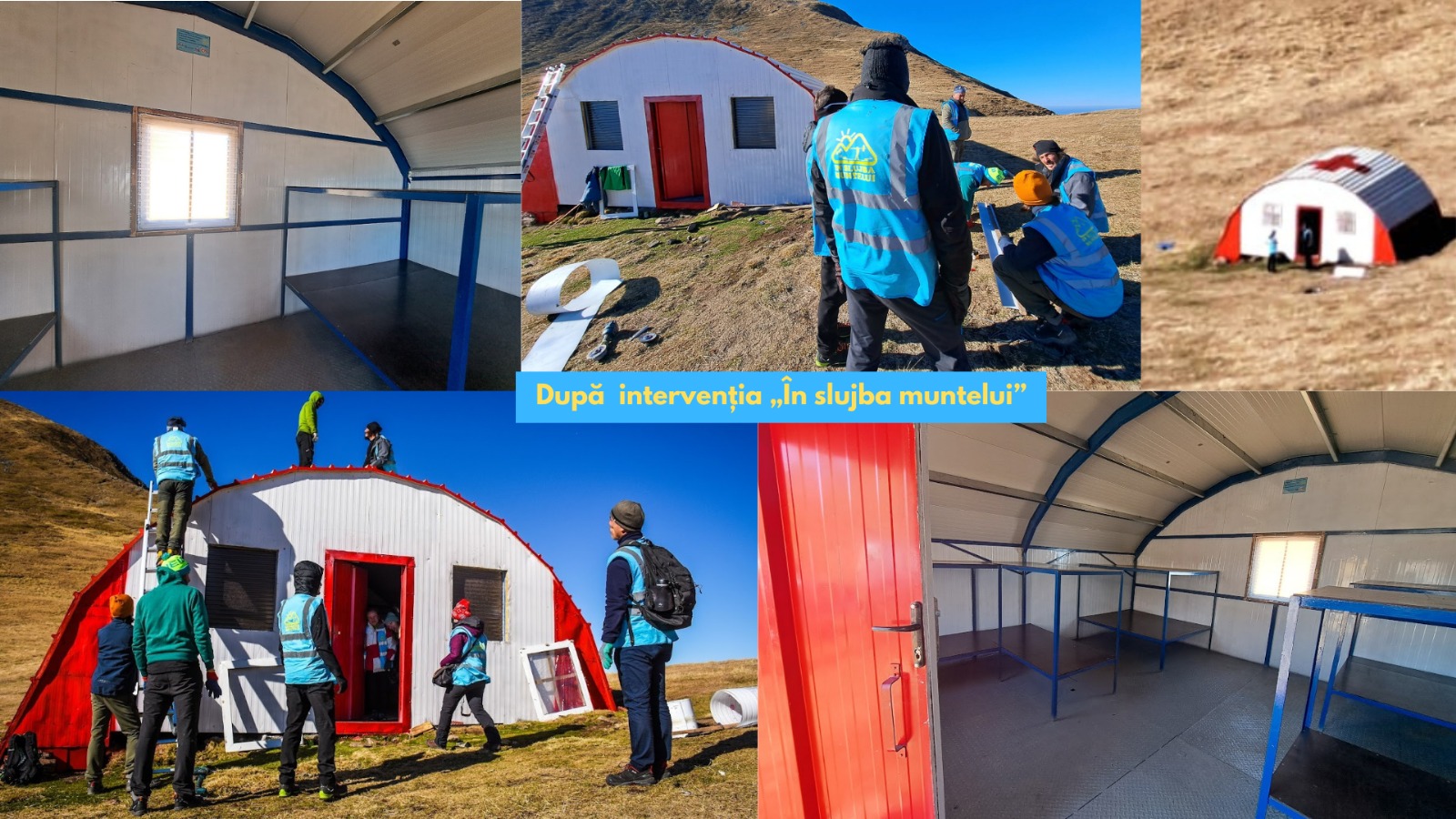 Refacerea refugiului montan din Fereastra Mică a Sâmbetei, Munții Făgăraș