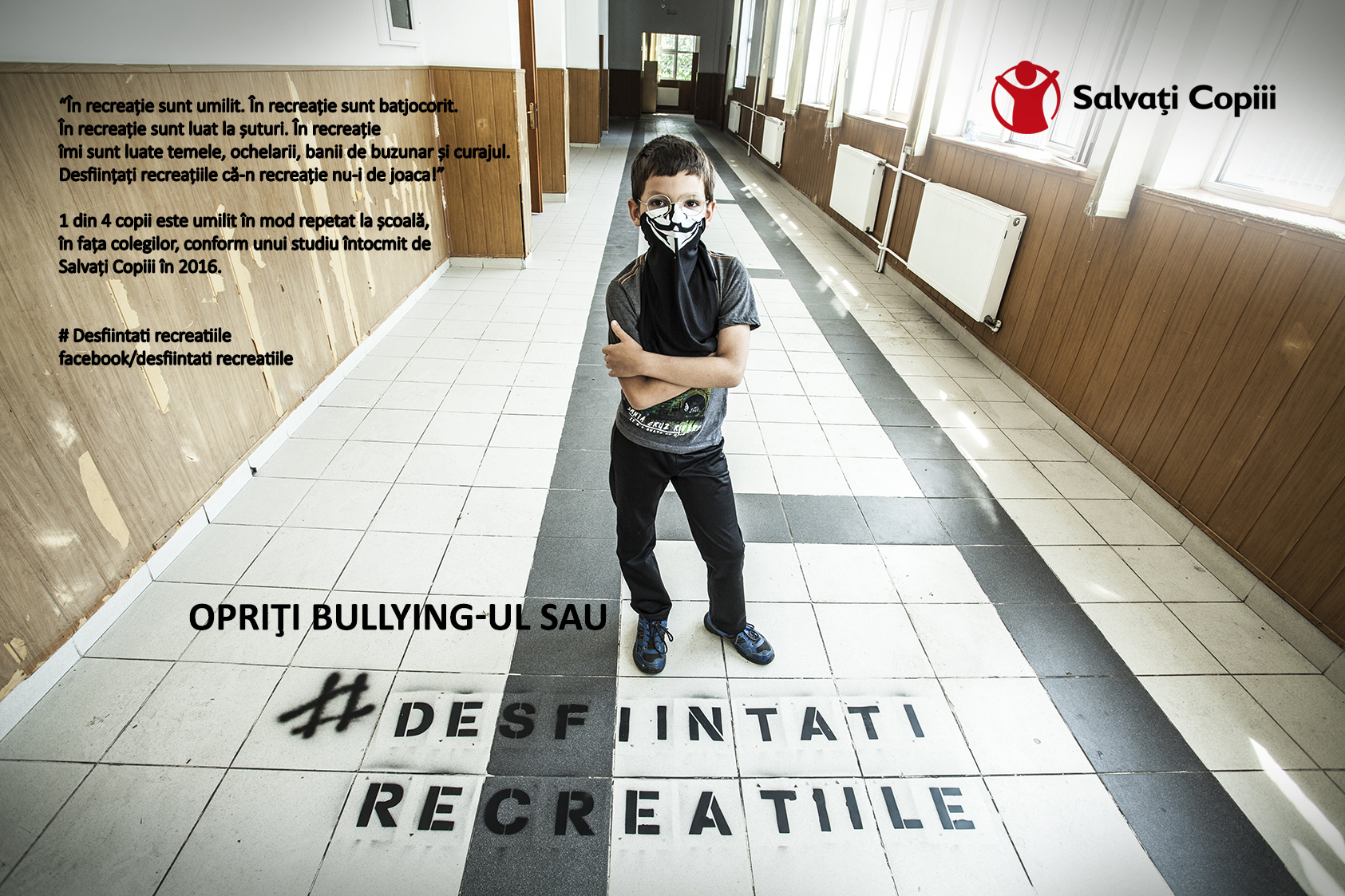 Opriti bullying-ul sau desfiintati recreatiile