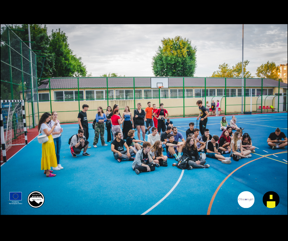 Participative debate & green paint - murals of ENGAGE+