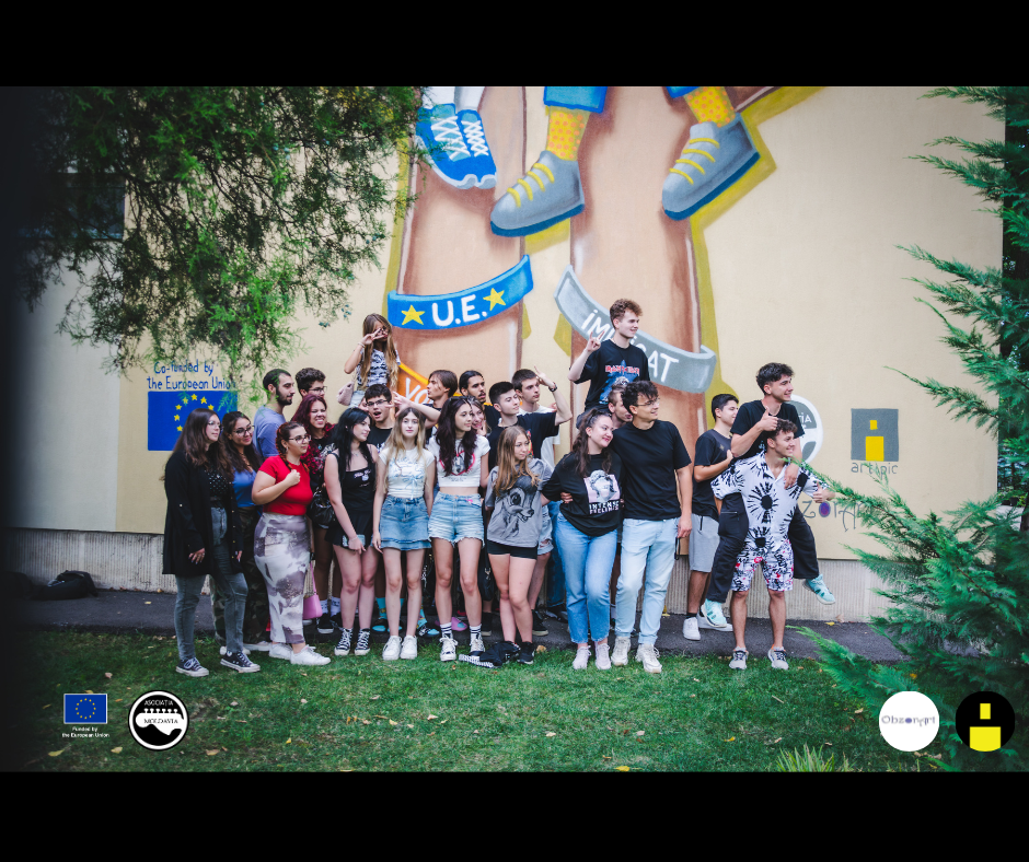 Participative debate & green paint - murals of ENGAGE+