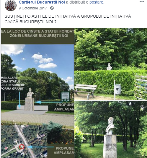 Vecinii, impreuna, muta pietre in parcul Bazilescu