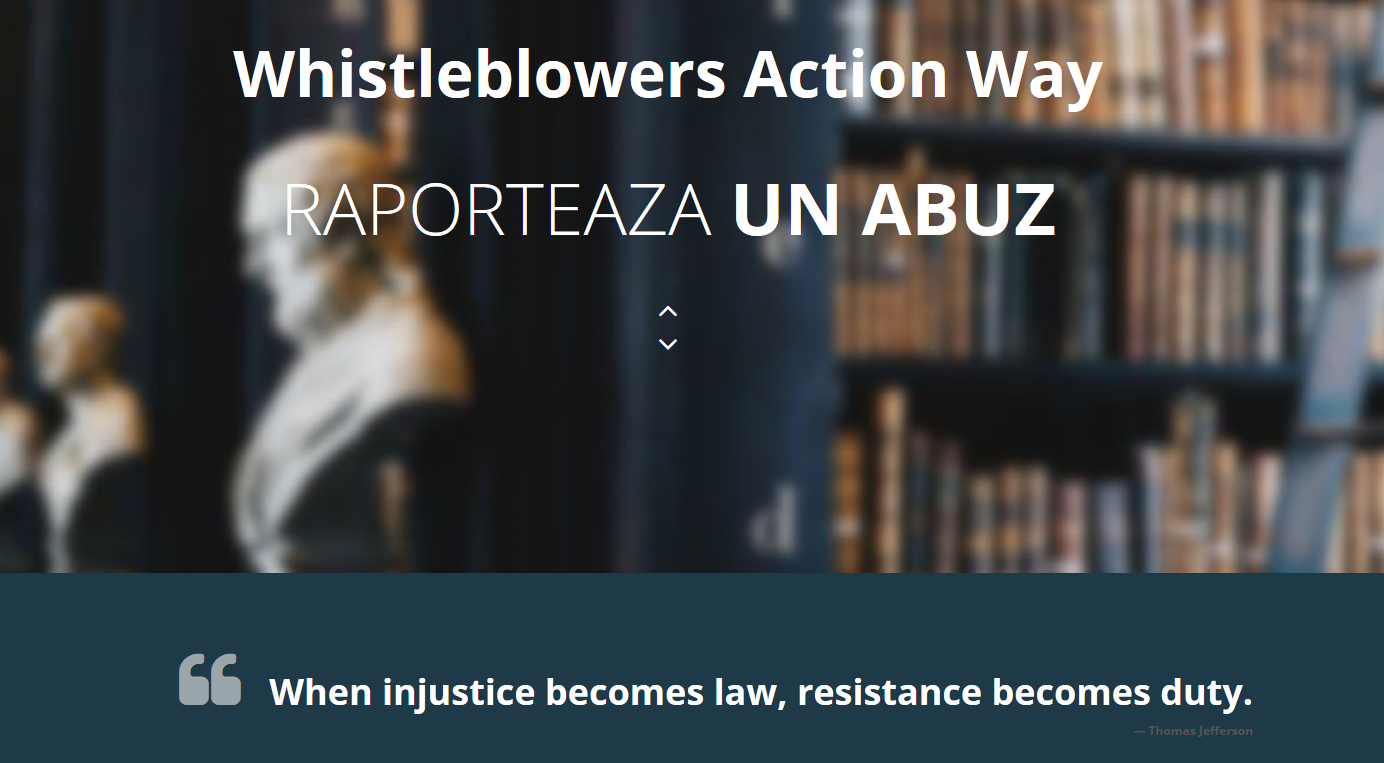 WAW Whistleblower Action Way www.avertizez.ro