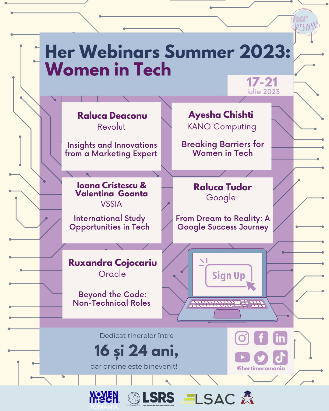 HerWebinars Summer 2023 - Tech Edition