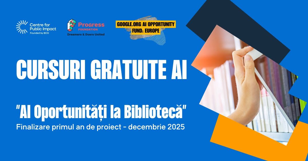 AI OPORTUNITĂȚI LA BIBLIOTECĂ