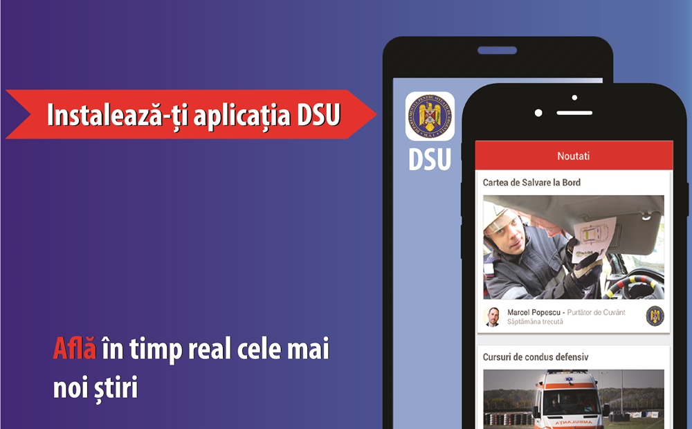 Aplicatia DSU de informare a populatiei si raportare a situatiilor de urgenta