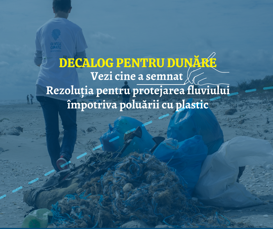 Rezoluție pentru protejarea apelor Dunării împotriva poluării cu plastic