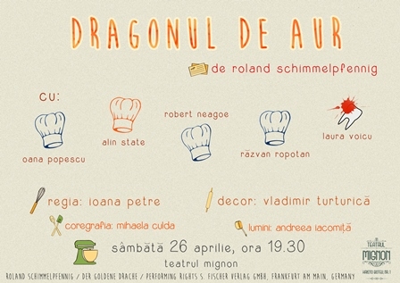Spectacolul ”Dragonul de aur” premiera in Romania, la Teatrul Mignon Bucuresti