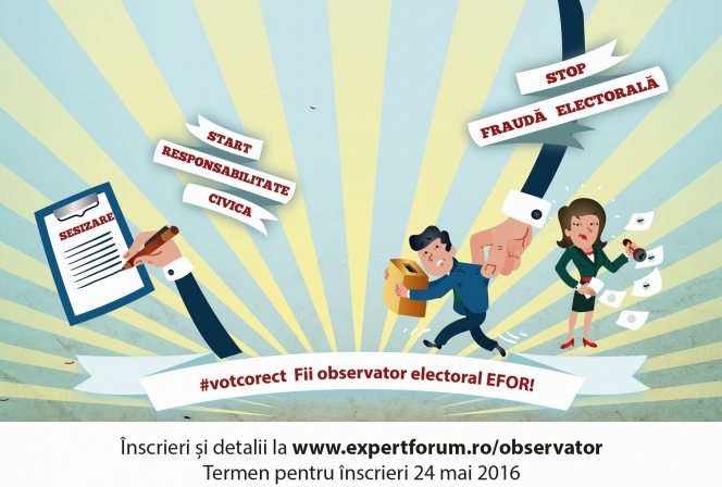 Fii observator la alegerile locale cu EFOR