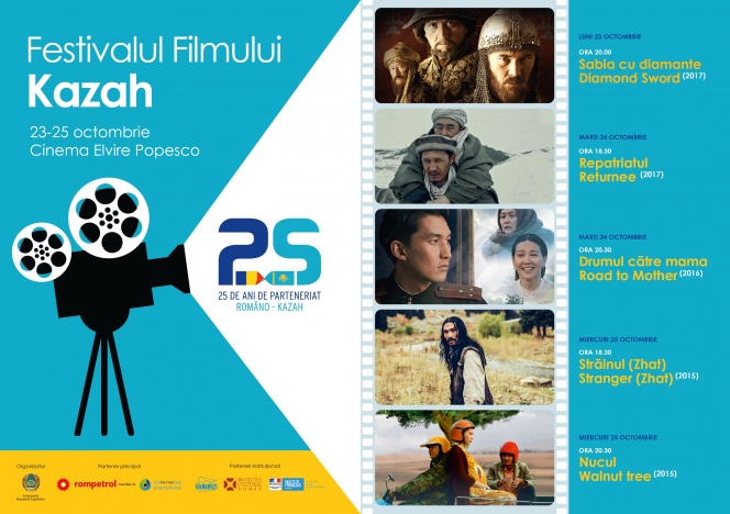 Cea de-a treia ediție a Festivalului de Film Kazah prezentă cinci filme de excepție la Cinema Elvira Popesco