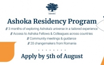 Ashoka România lansează un program de rezidențiat pentru trei luni pentru societatea civilă