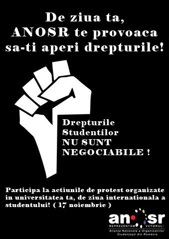 Realizarea, adoptarea si implementarea Statutului Studentului