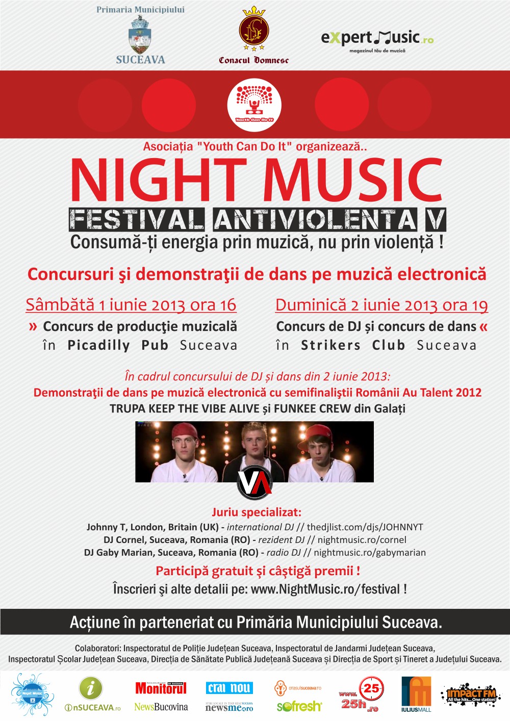 NIGHT MUSIC - Festival antiviolenta V