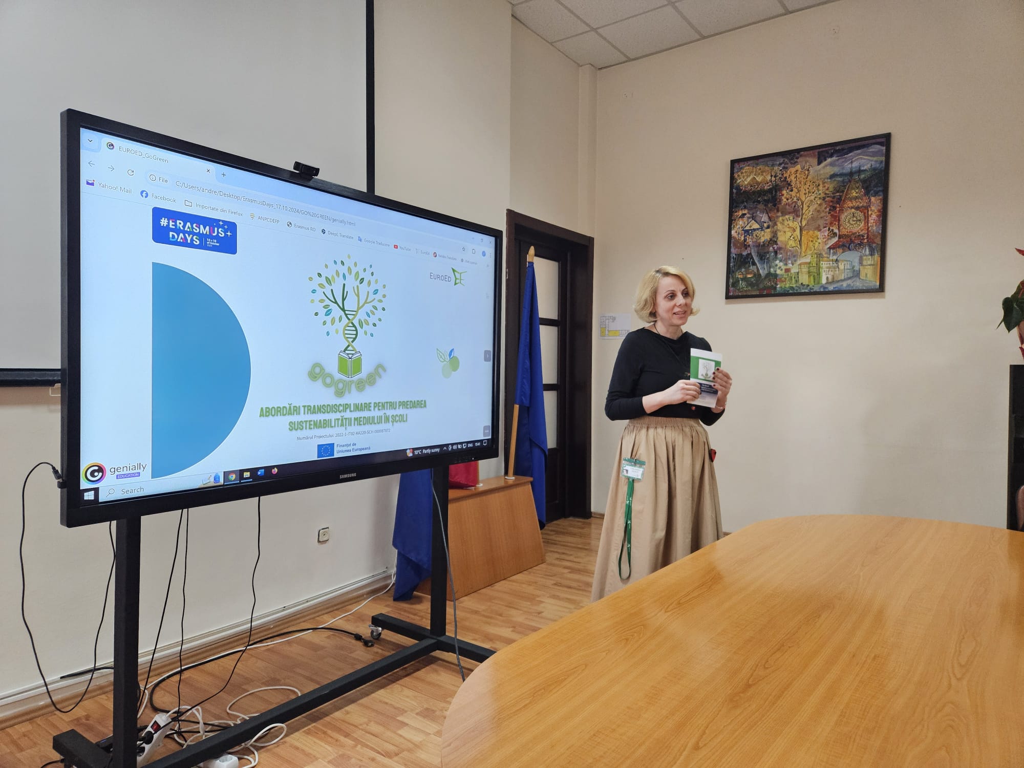 GO GREEN - Abordări Transdisciplinare pentru Predarea Sustenabilității Mediului în Școli