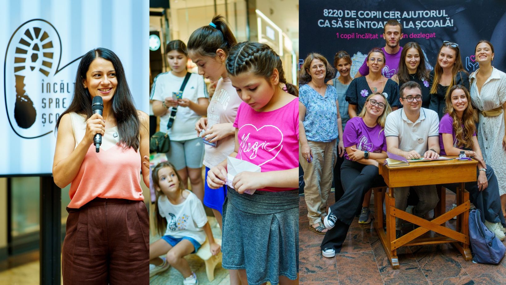 Încălțat spre școală