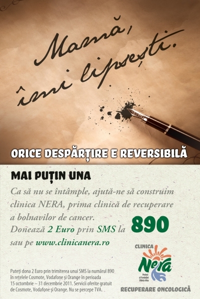 Clinica Nera - prima clinica de recuperare oncologica din Romania