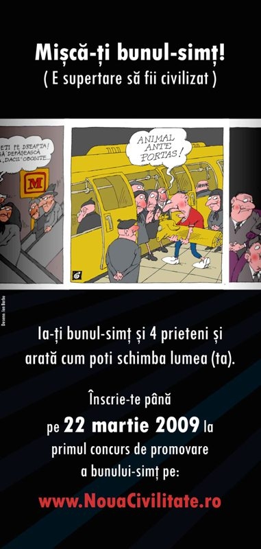 Misca-ti bunul simt! (E super tare sa fii civilizat)