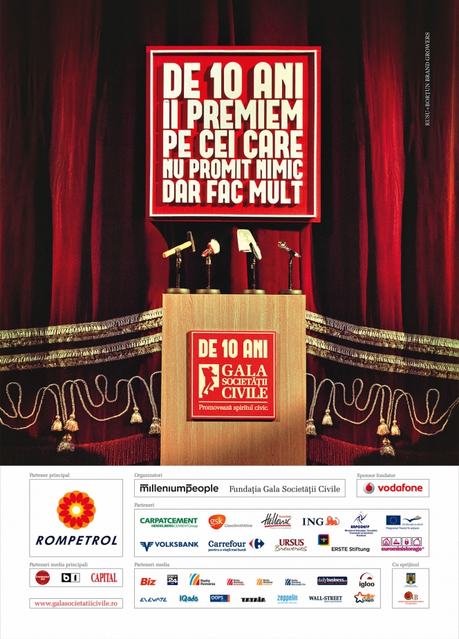 Campanie promovare Gala Societatii Civile 2012
