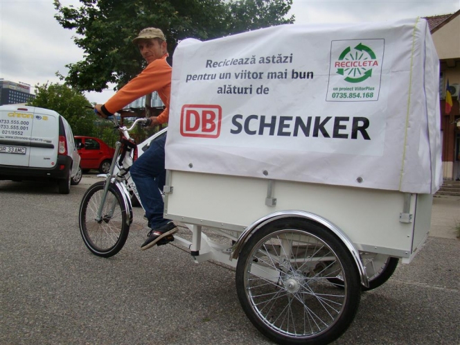 DB Schenker Romania sustine dezvoltarea proiectului Recicleta