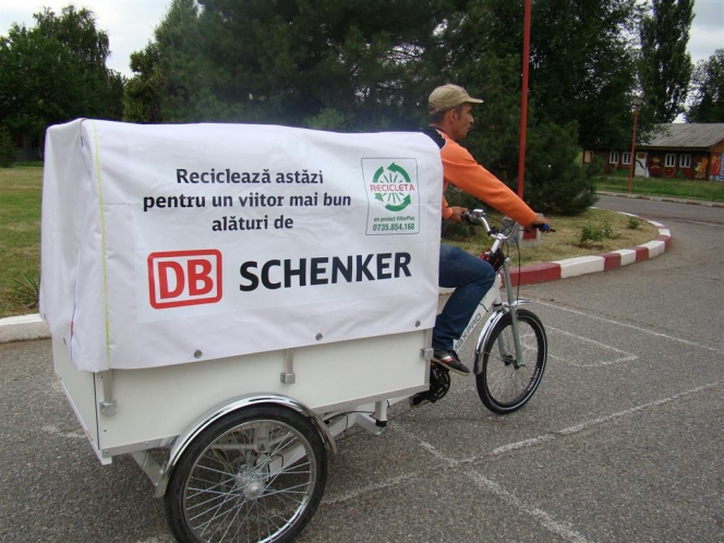 DB Schenker Romania sustine dezvoltarea proiectului Recicleta