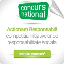 Peste 200 de proiecte inscrise in concursul national “Actionam responsabil! – competitia initiativelor de responsabilitate sociala”