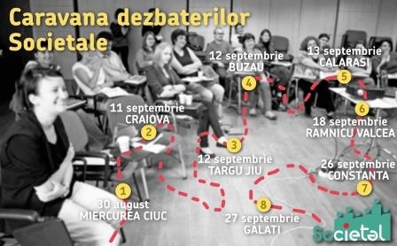 Incepe a doua editie a caravanei Dezbaterilor Societale