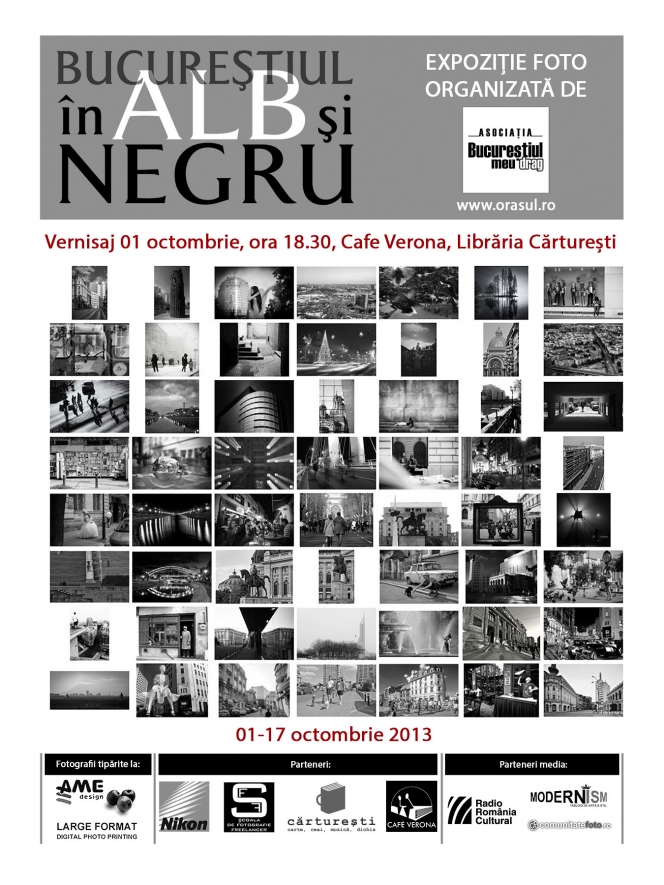 Bucurestiul in alb si negru - expozitie de fotografie