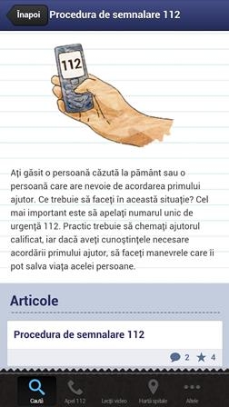 Aplicatia Lectia de prim ajutor pentru smartphone este disponibila acum si offline