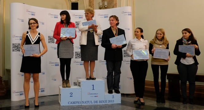 Castigatorii Campionatului de Bine au fost premiati de Ana Maria Branza