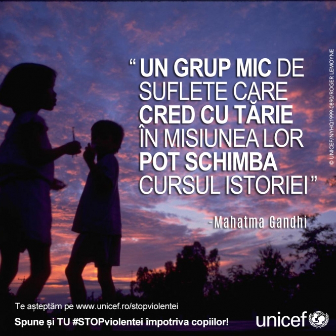 Sa punem capat violentei impotriva copiilor // UNICEF Romania