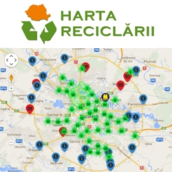 Colecteaza usor deseurile folosind Harta Reciclarii