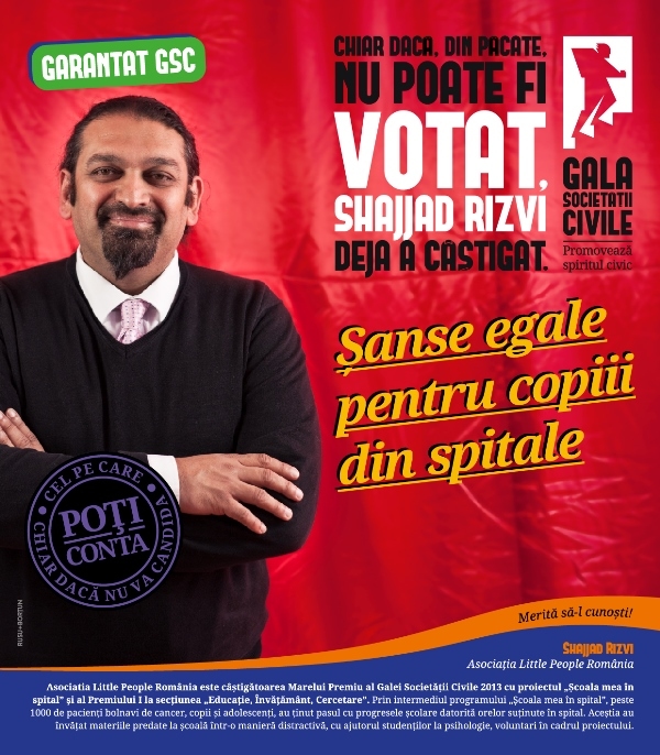 Campania de comunicare Gala Societatii Civile 2014