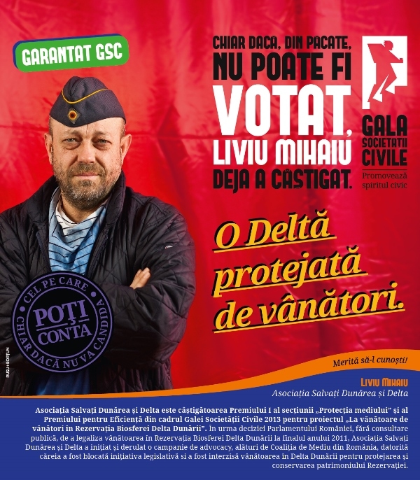 Campania de comunicare Gala Societatii Civile 2014