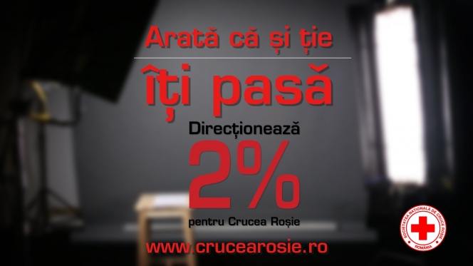 Crucea Rosie - campania de redirectionare a 2% din impozitul pe venit