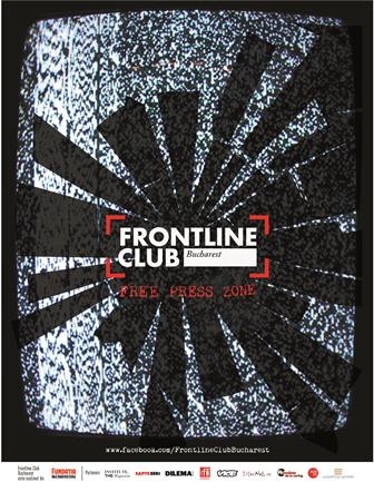 Dezbatere "Uniti desenam si protestam cu designerul The Occupied Times of London" la Frontline Club Bucuresti