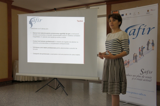 SAFIR pentru femeile din Oltenia, Bucuresti-Ilfov si Centrul tarii
