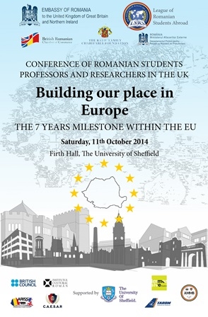 LSRS Marea Britanie organizeaza Conferinta Studentilor, Profesorilor si Cercetatorilor Romani din Marea Britanie, editia a VII-a