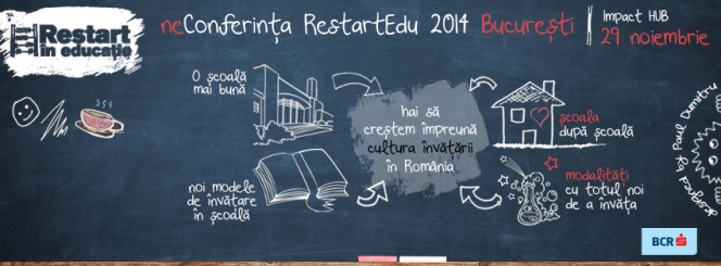 NeConferinta RestartEdu, 29 noiembrie, Impact Hub