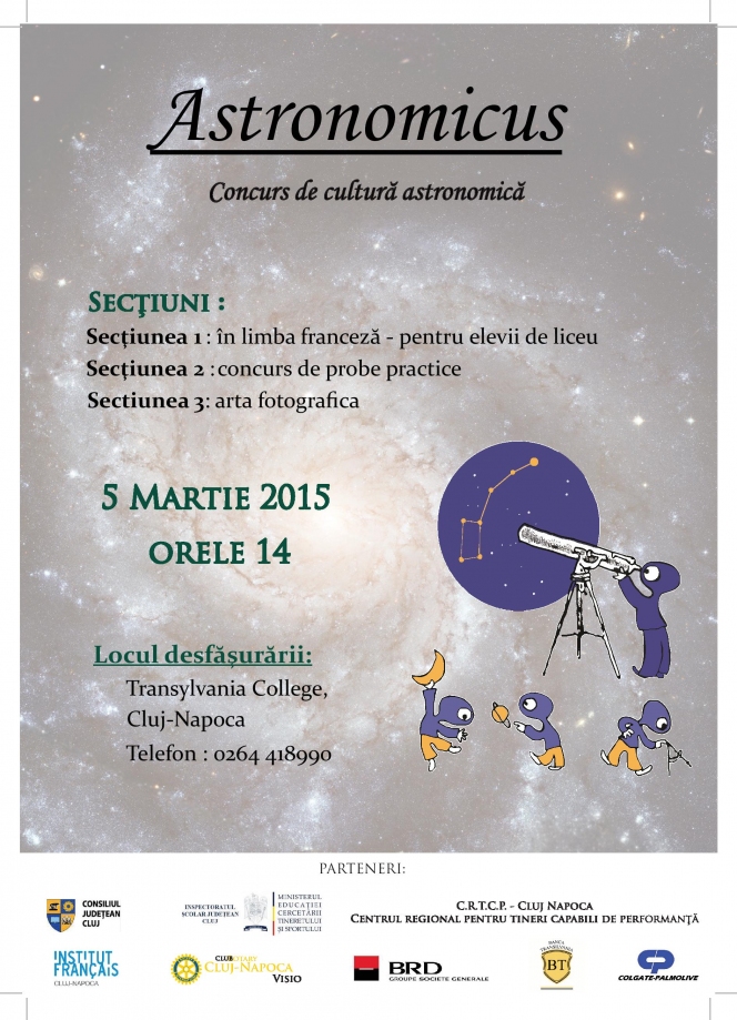 Astronomicus - Concurs de cultura astronomica pentru elevi