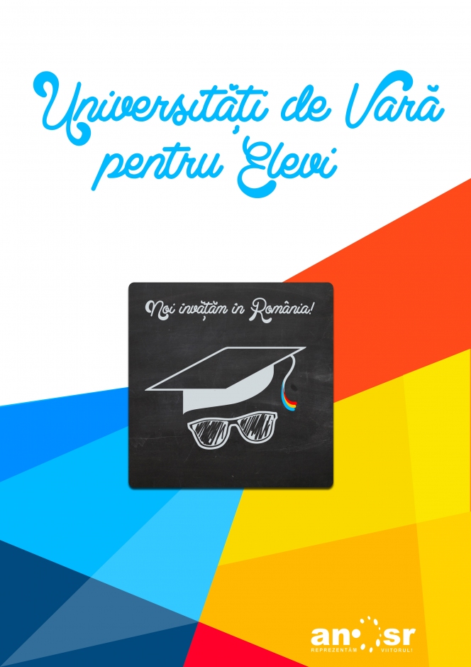 Universitati de Vara pentru Elevi //  Alianta Nationala a Organizatiilor Studentesti din Romania/ ANOSR
