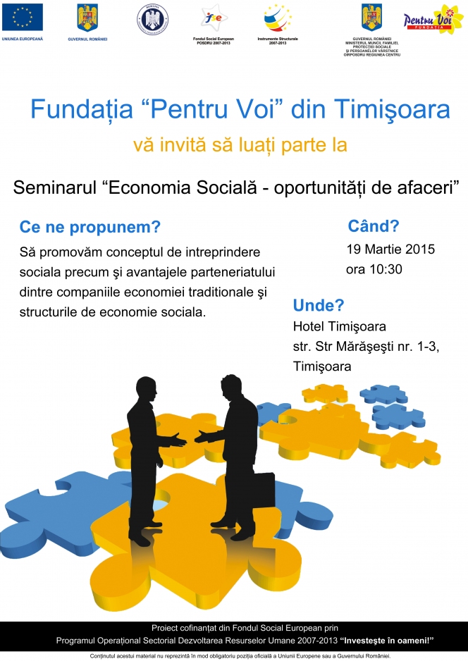 Economia sociala – oportunitati de afaceri