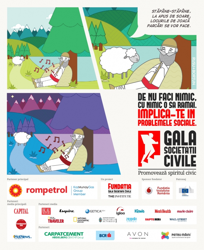 Campanie de promovare Gala Societatii Civile 2015