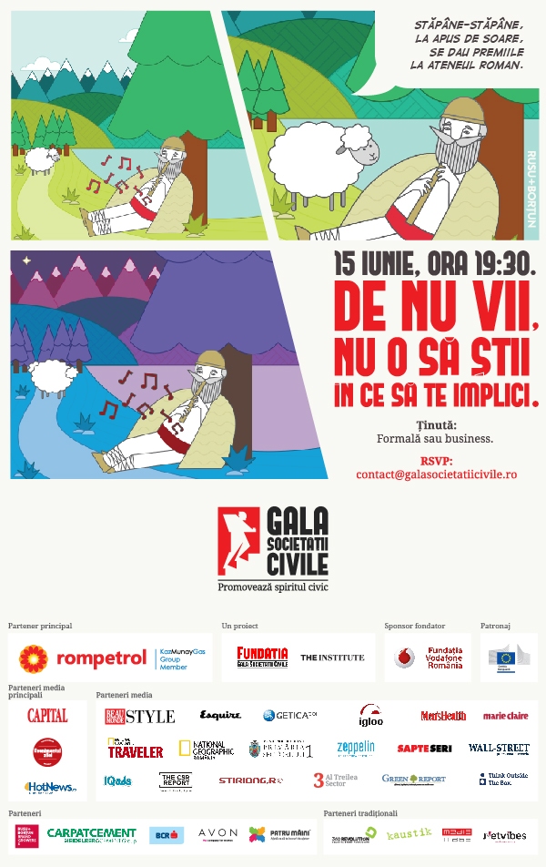 Campanie de promovare Gala Societatii Civile 2015