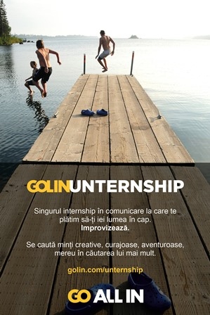 Golin plateste tinerii sa NU vina la birou in cadrul programului de anti-internship: THE UNTERNSHIP