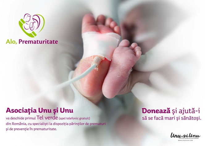 Super echipa Asociatiei Unu si Unu va face valuri pentru Alo, Prematuritatea