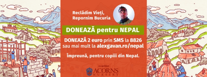 Copiii ACORNS au strans bani pentru copiii din Nepal printr-un eveniment colorat si vesel