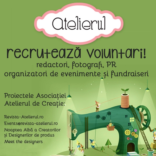 Atelierul recruteaza voluntari