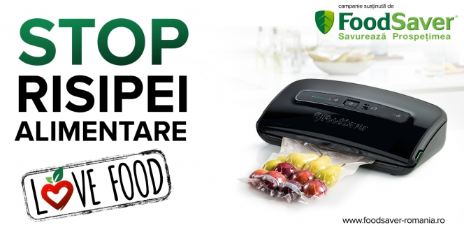 Stop risipei alimentare // o campanie sustinuta de FoodSaver si Chef Adrian Hadean