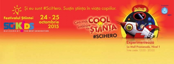 SCIKiDS Festivalul Stiintei vine pe 24 si 25 octombrie la Promenada Mall